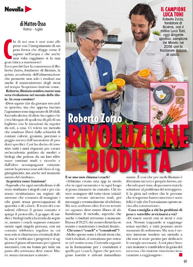 Intervista a Roberto Zorzo su Novella 2000