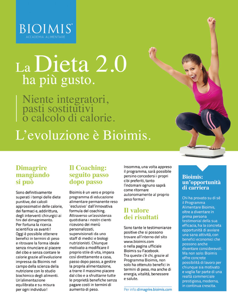 Bioimis: la dieta che ha più gusto