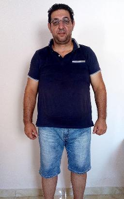 Nicola Bruzzese dopo la dieta Bioimis