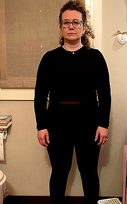 Nicole Martinazziprima della dieta Bioimis