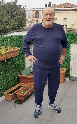 Dario De Santis prima della dieta Bioimis
