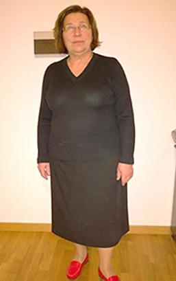 Nadia Borghi dopo la dieta Bioimis