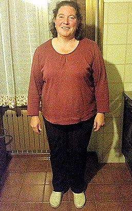 Liviana Nin prima della dieta Bioimis