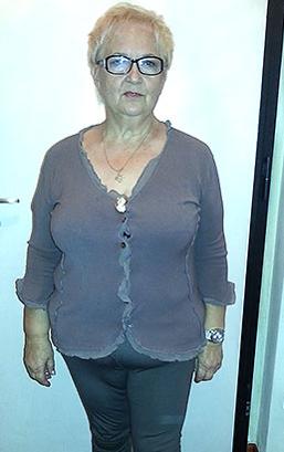 Alida Catozzo dopo la dieta Bioimis