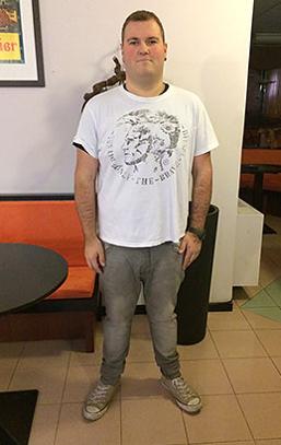 Mattia Berlato dopo la dieta Bioimis
