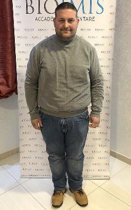 Antonio Minoliti dopo la dieta Bioimis