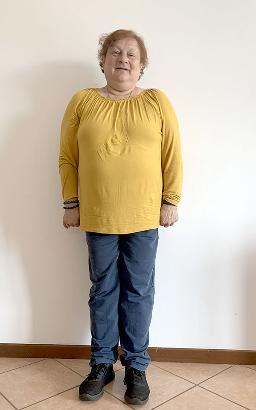 Mariangela Veneziani prima della dieta Bioimis