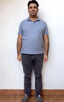 Pietro De Padova prima della dieta Bioimis