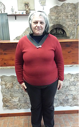 Vincenzina Bianco prima della dieta Bioimis