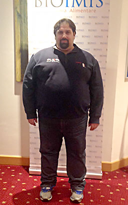 Alessandro Pauselli prima della dieta Bioimis