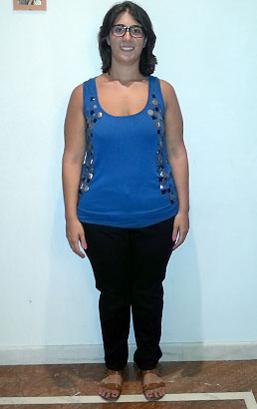 Fabiola Crisostomo dopo la dieta Bioimis