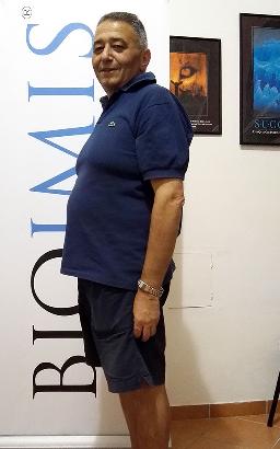 Antonio Greco dopo la dieta Bioimis