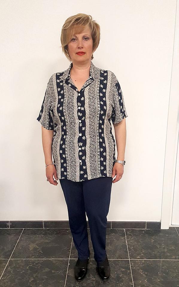 Oriana Caliò dopo la dieta Bioimis