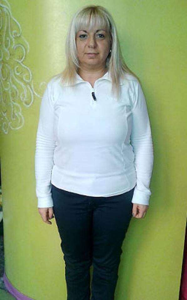 Sabrina Ciarcelluti prima della dieta Bioimis
