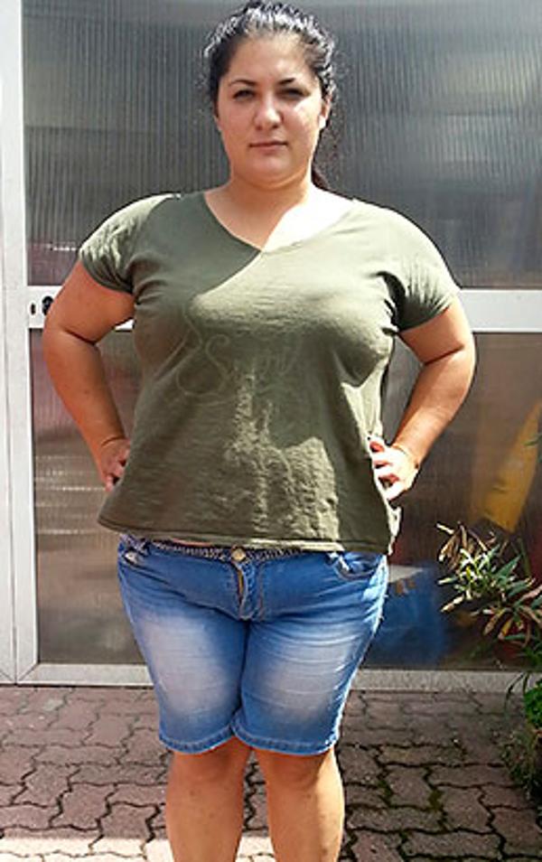Claudia Cocchiara prima della dieta Bioimis