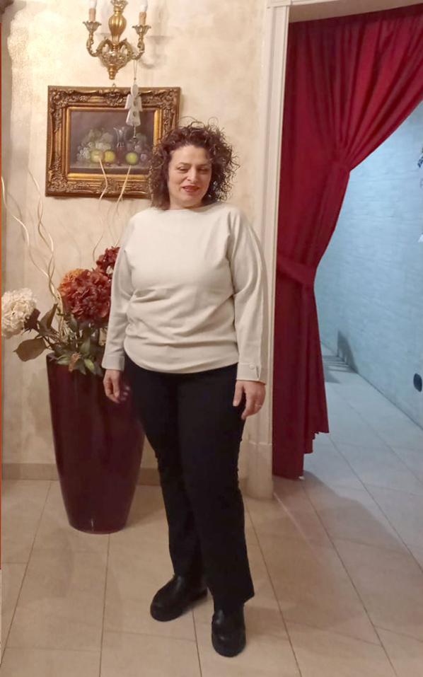 Graziella Vittimberga Ferraro dopo la dieta Bioimis