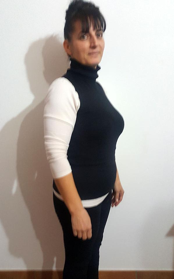Lucia Galati dopo la dieta Bioimis