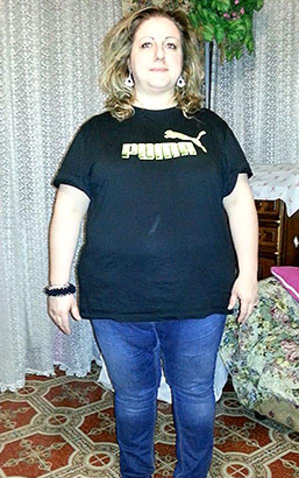Barbara Miccoli prima della dieta Bioimis