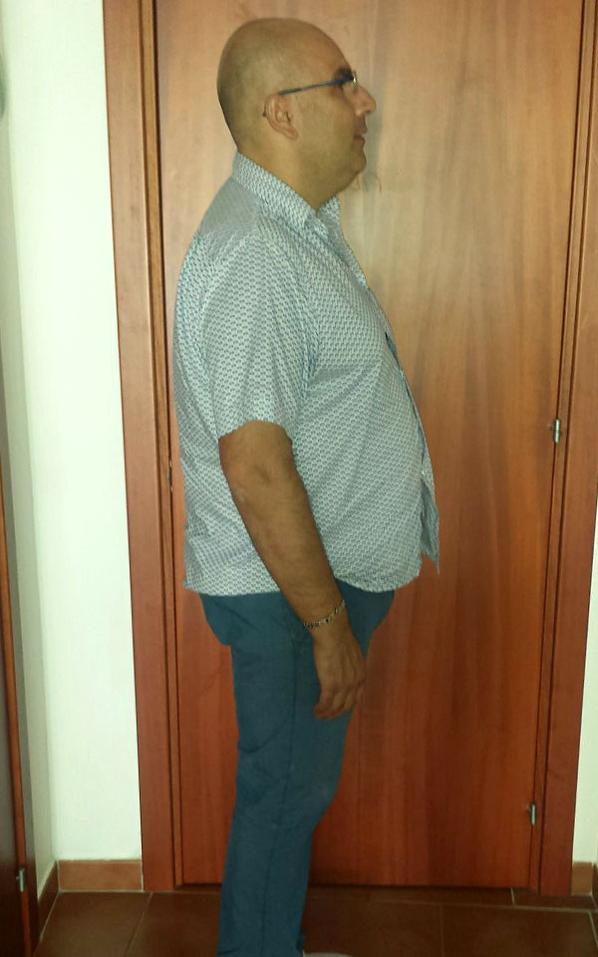 Vincenzo Castellano prima della dieta Bioimis