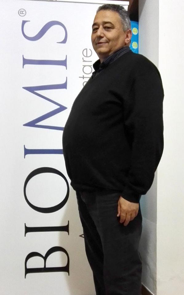Antonio Greco prima della dieta Bioimis