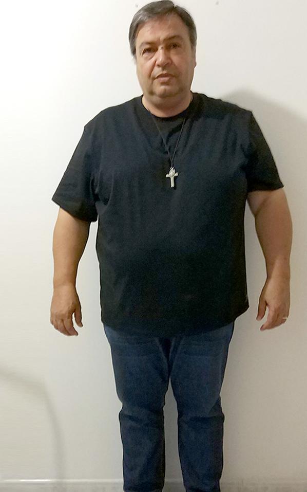 Biagio Gennaro prima della dieta Bioimis