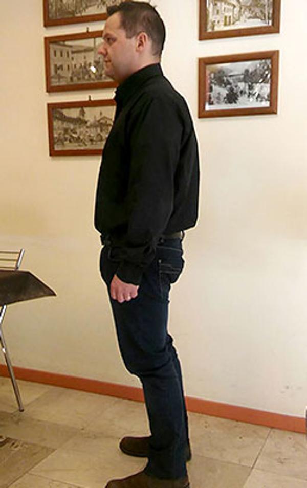 Maurizio Cocco prima della dieta Bioimis