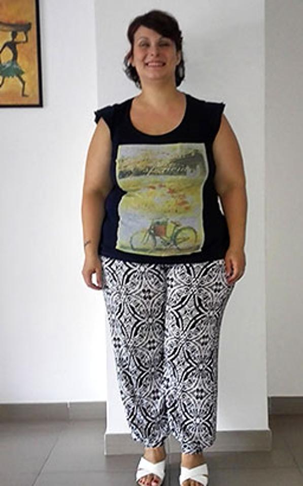 Maria Alò prima della dieta Bioimis