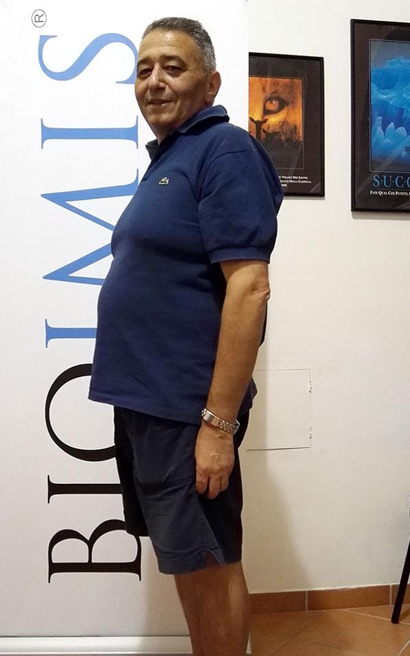 Antonio Greco dopo la dieta Bioimis