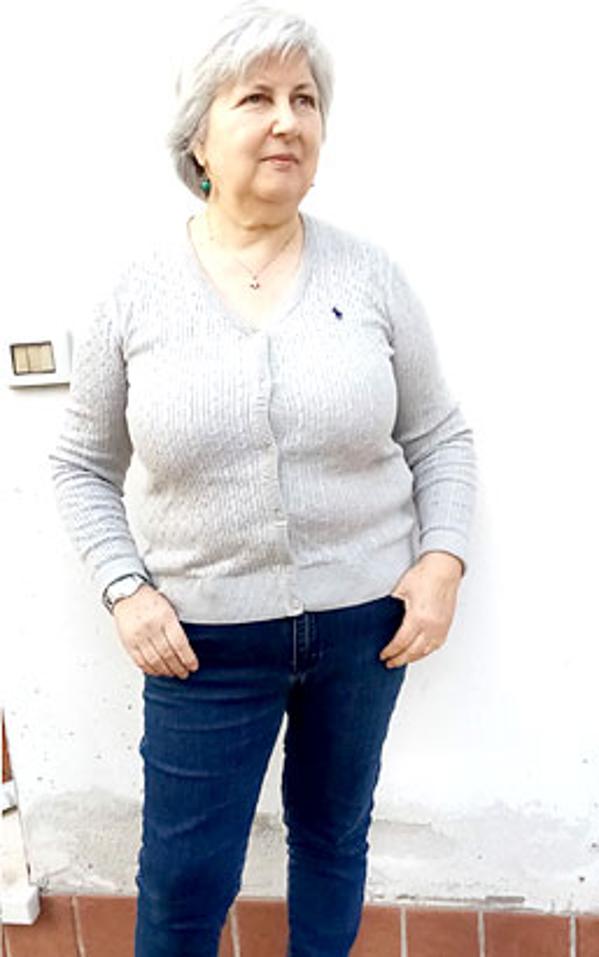 Bruna Virginia Nicoli prima della dieta Bioimis