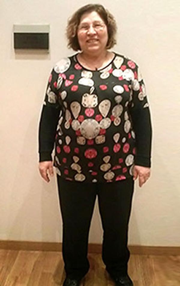 Nadia Borghi prima della dieta Bioimis