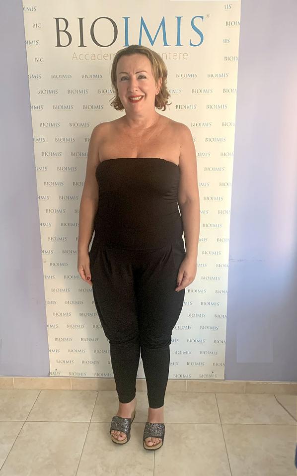 Lucia Scalzo prima della dieta Bioimis