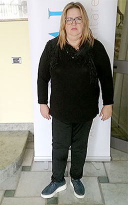 Giuseppina Lerario dopo la dieta Bioimis