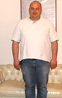 Paolo Zampognini prima della dieta Bioimis